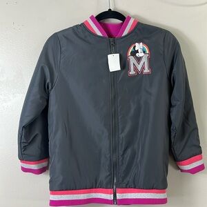 Disney Minnie Mouse Unicorn Are Real Bomber Lightweight Jacket XL Girl